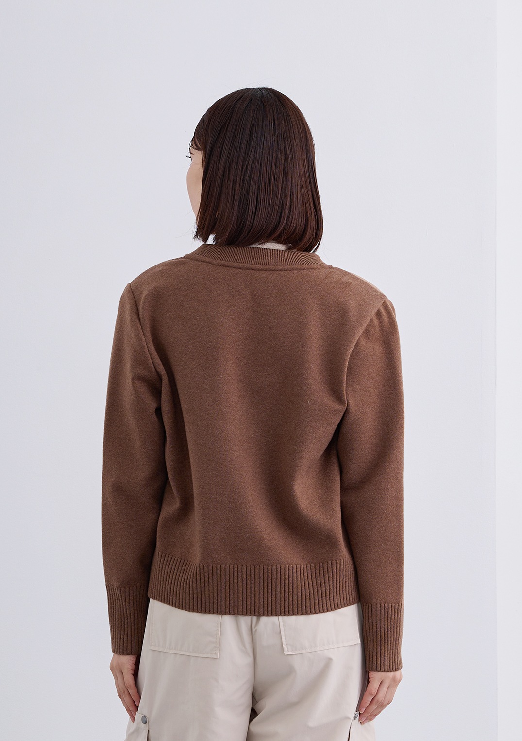 【Femicite】コンパクト ダウン ニット