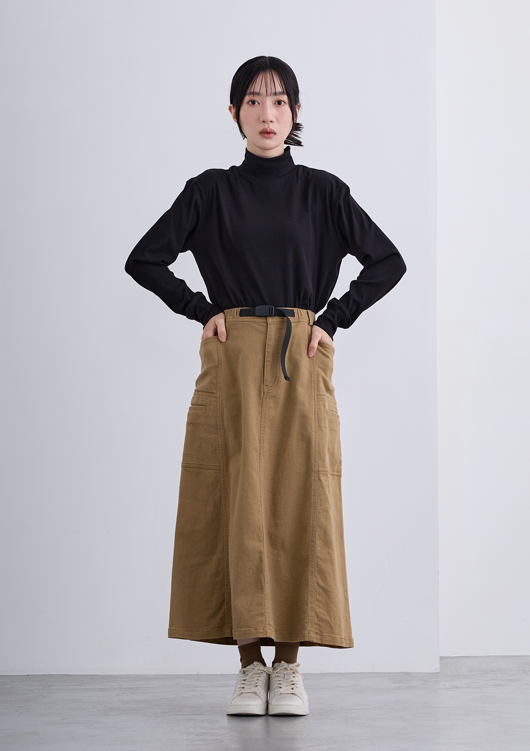 【LUIS MARI】ベルト付き ベイカースカート