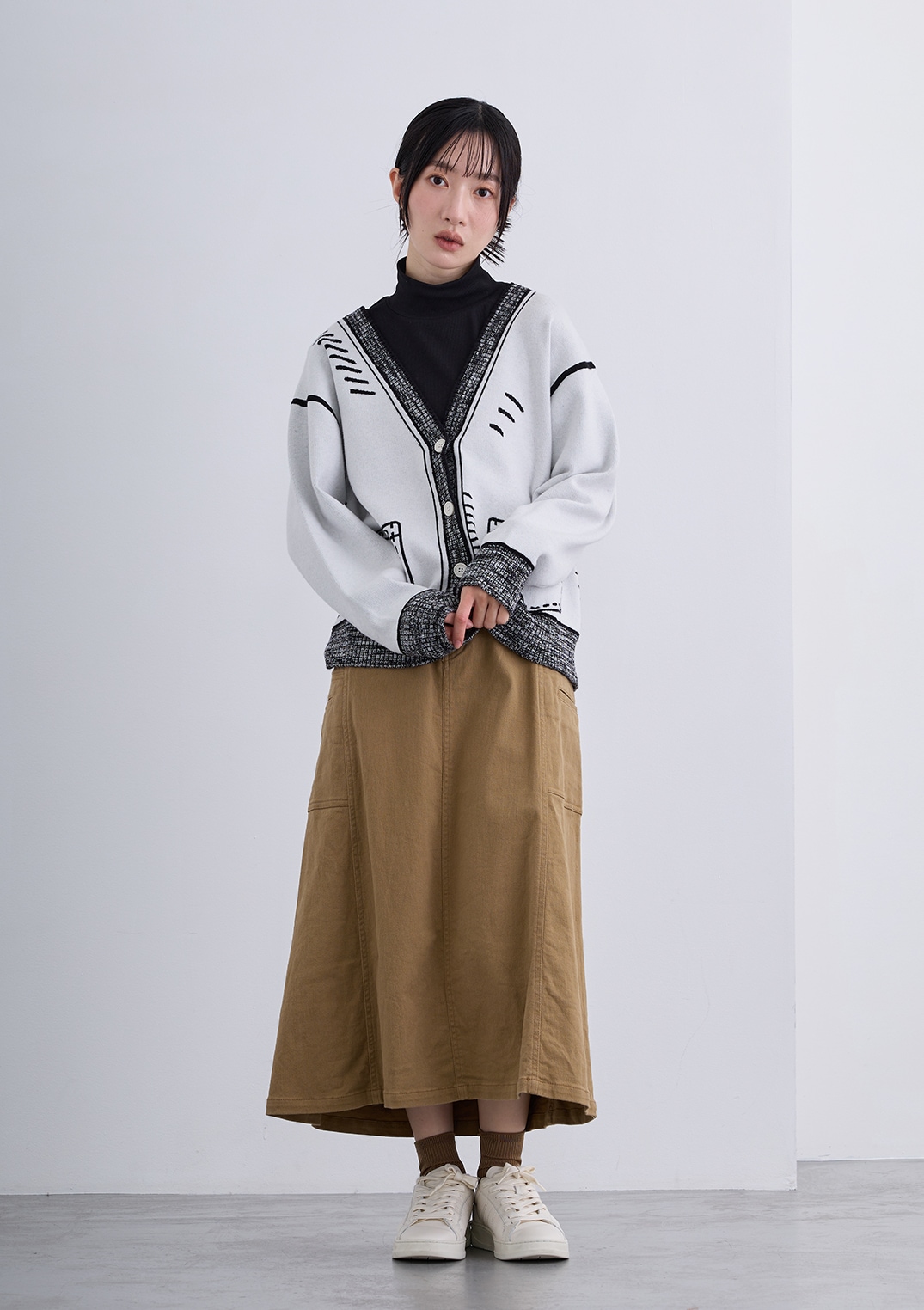 【LUIS MARI】ベルト付き ベイカースカート