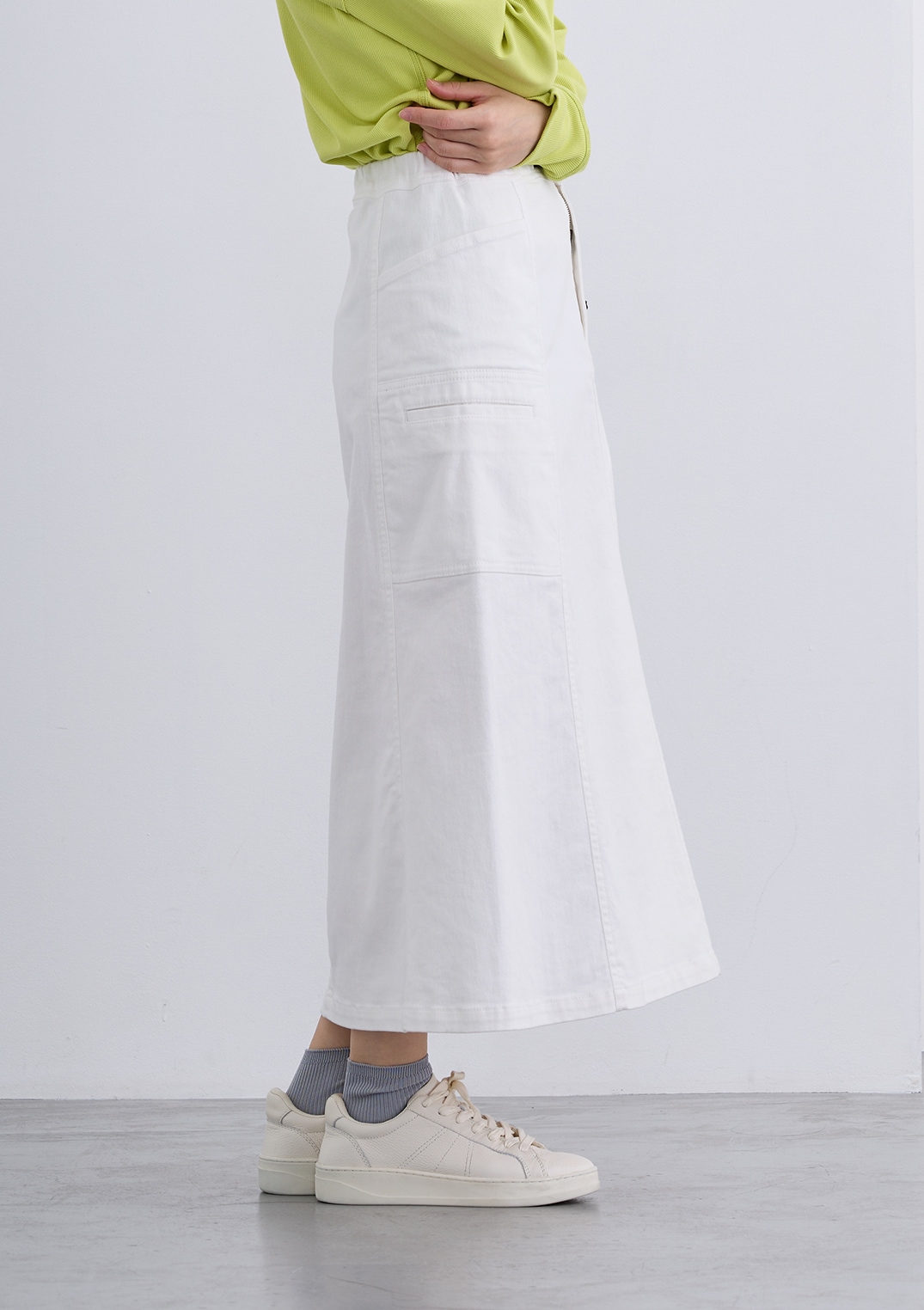 【LUIS MARI】ベルト付き ベイカースカート