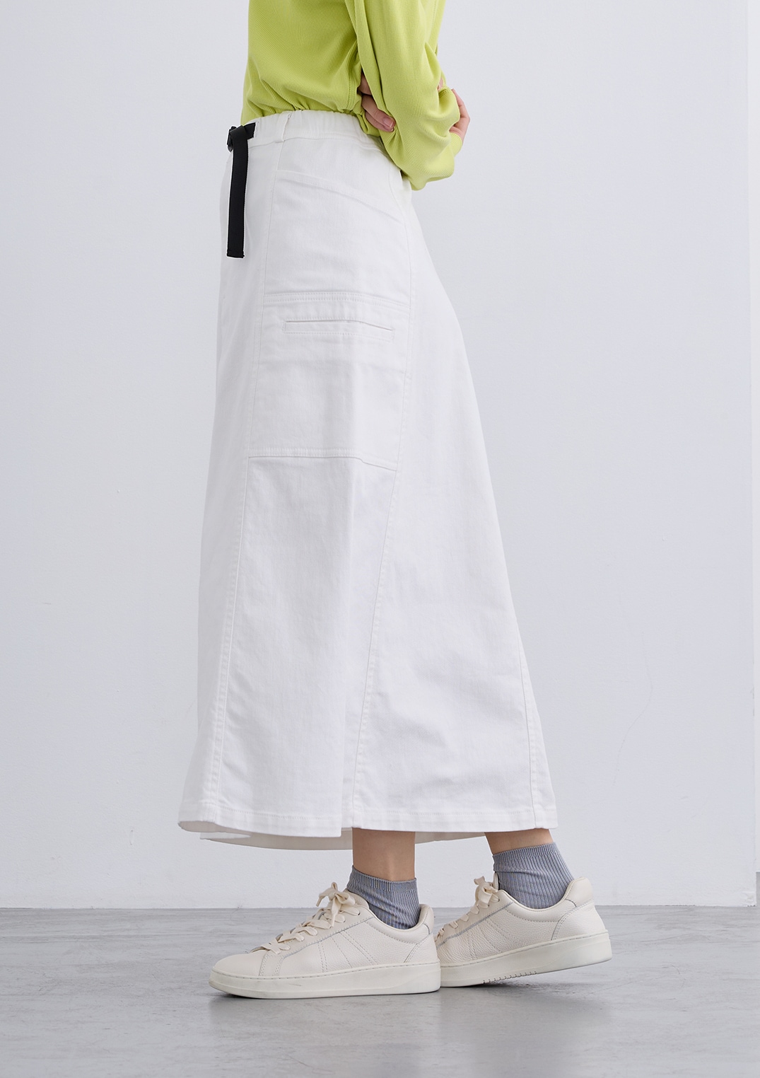 【LUIS MARI】ベルト付き ベイカースカート