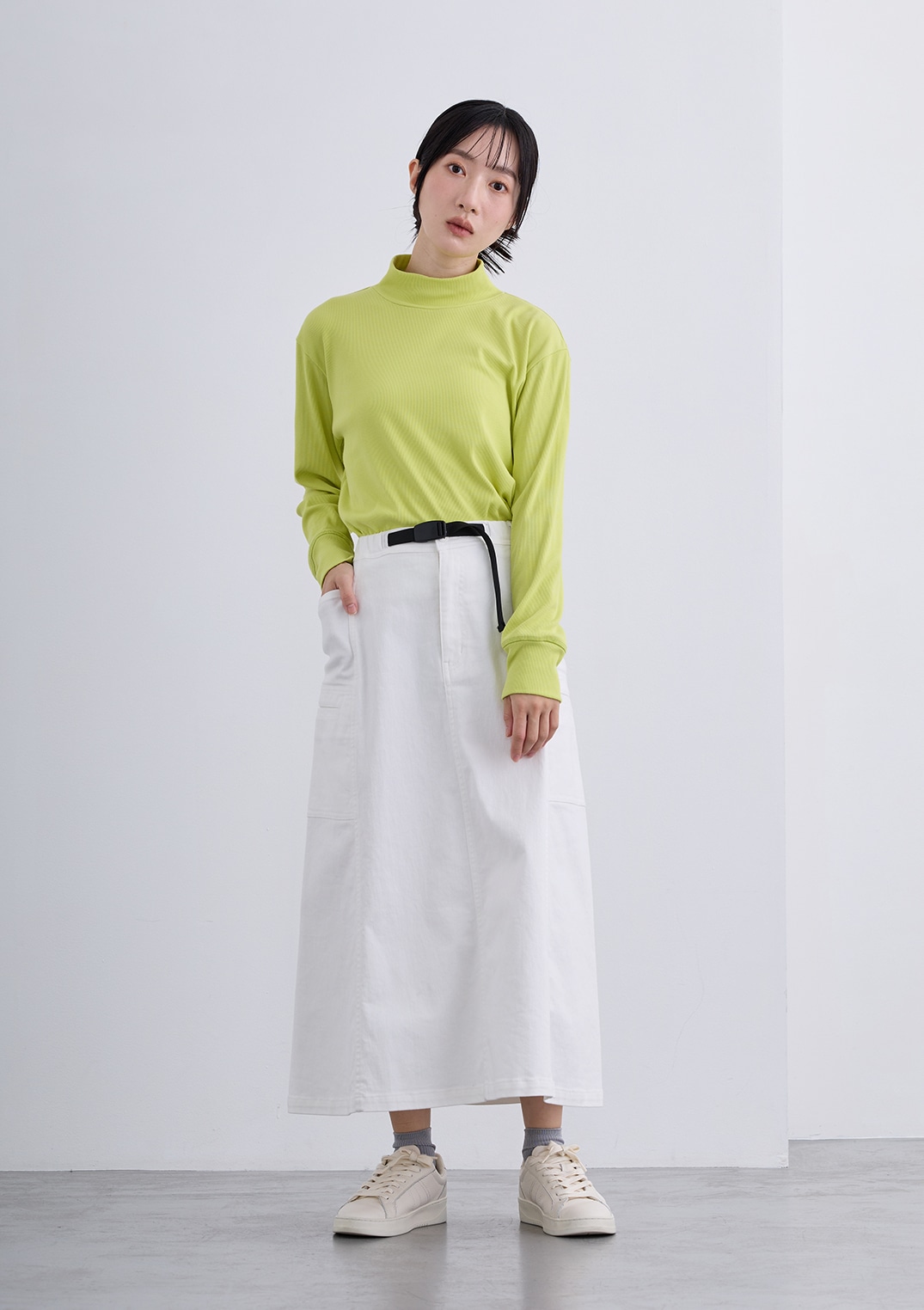 【LUIS MARI】ベルト付き ベイカースカート