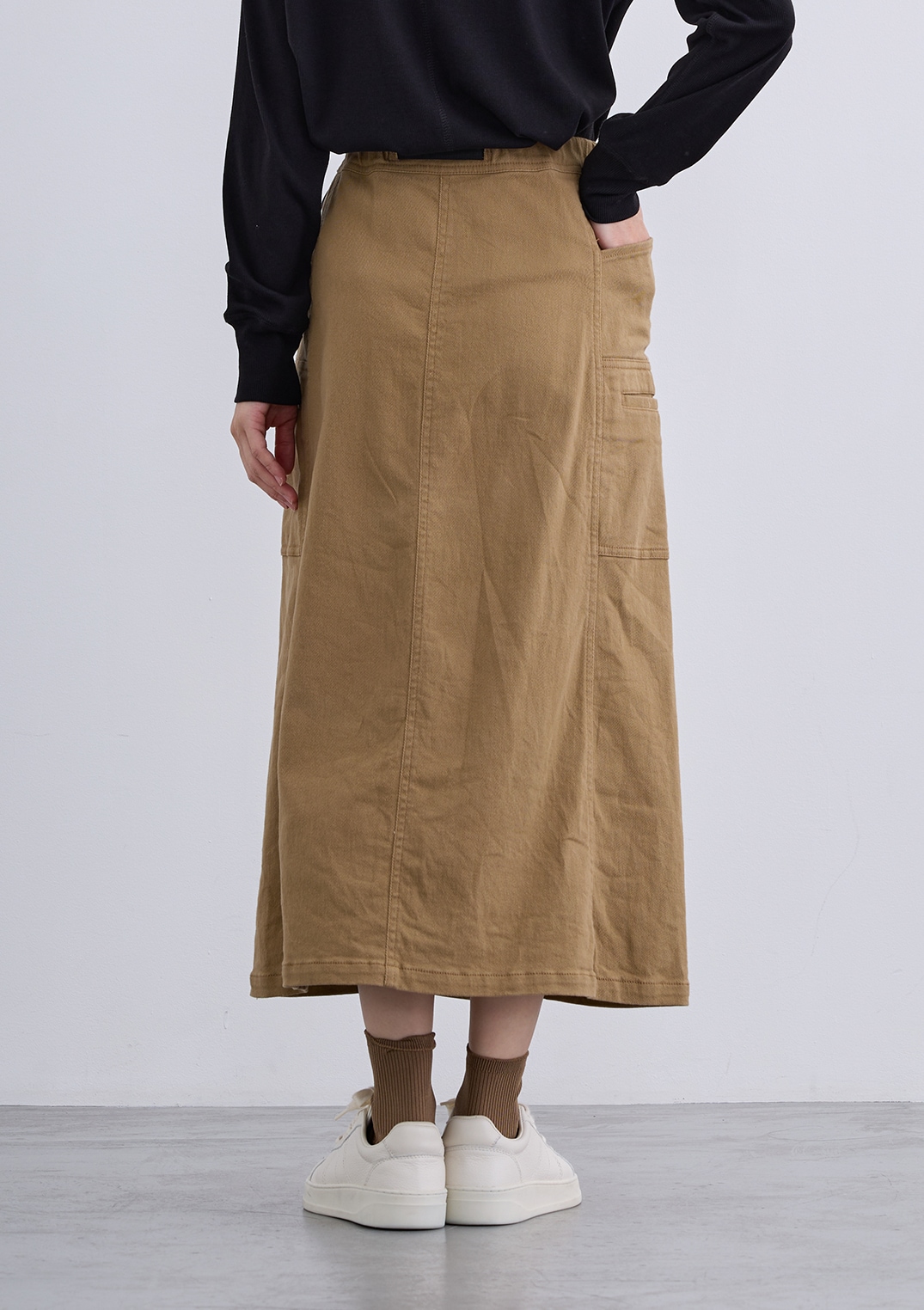 【LUIS MARI】ベルト付き ベイカースカート