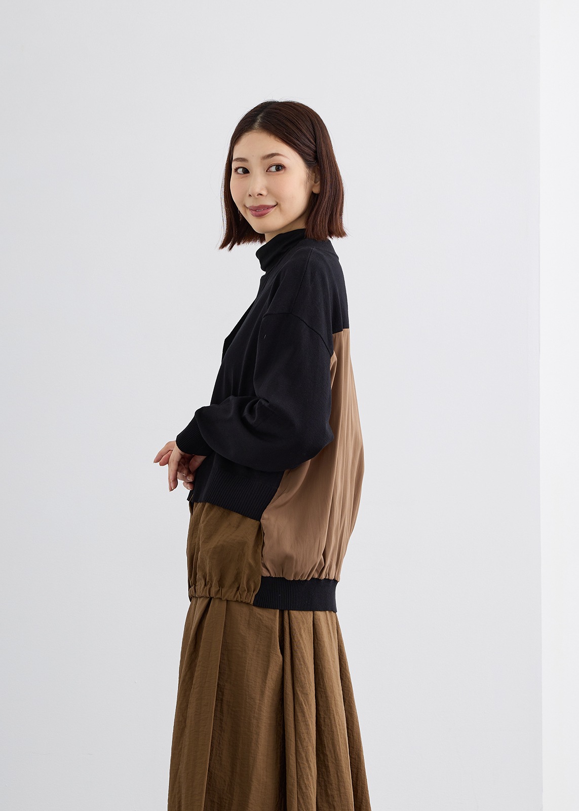 Second Layer ニット　カーディガン　ベージュ　サイズ48 Second Layer ニット カーディガン ベージュ サイズ48