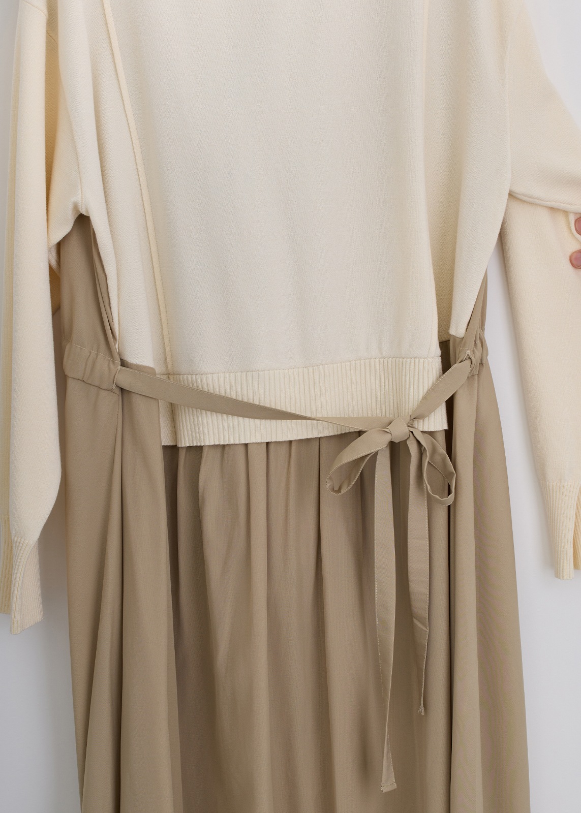 【Femicite】ドッキング ニット ワンピース