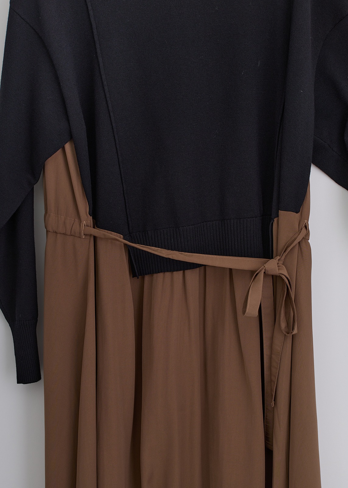 【Femicite】ドッキング ニット ワンピース