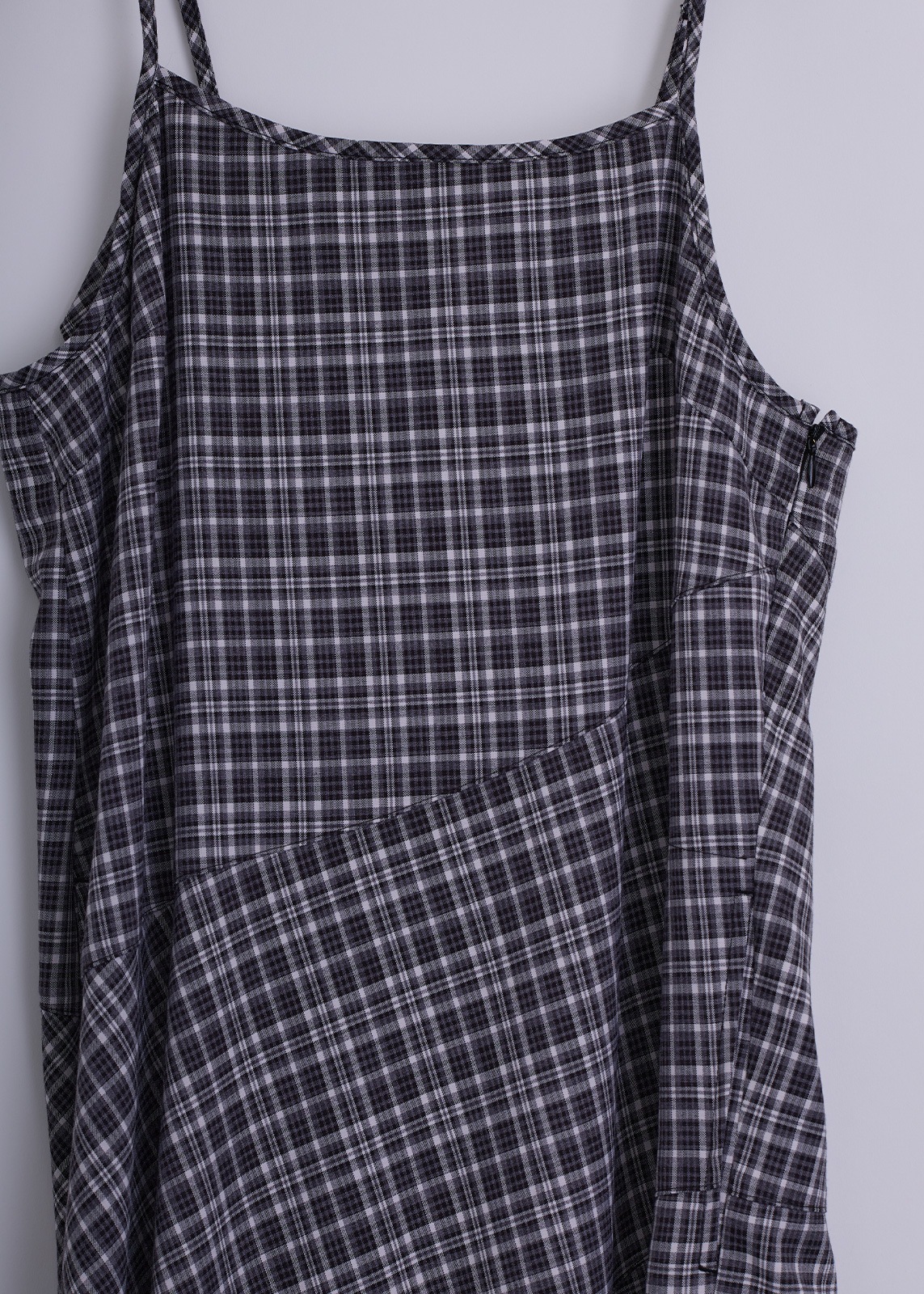 【neuf cent neuf】2トーン タータンチェック ワンピース