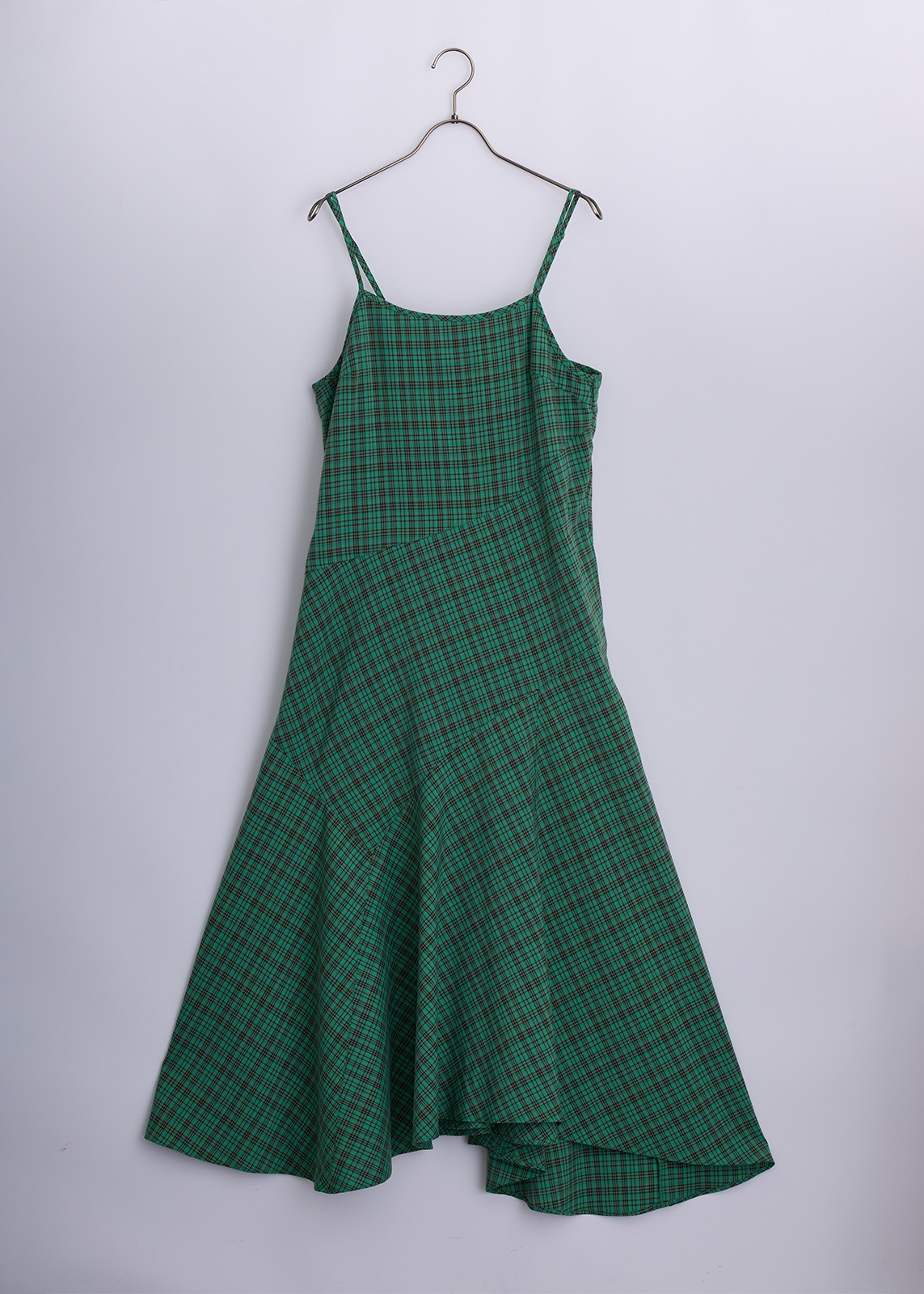 【neuf cent neuf】2トーン タータンチェック ワンピース