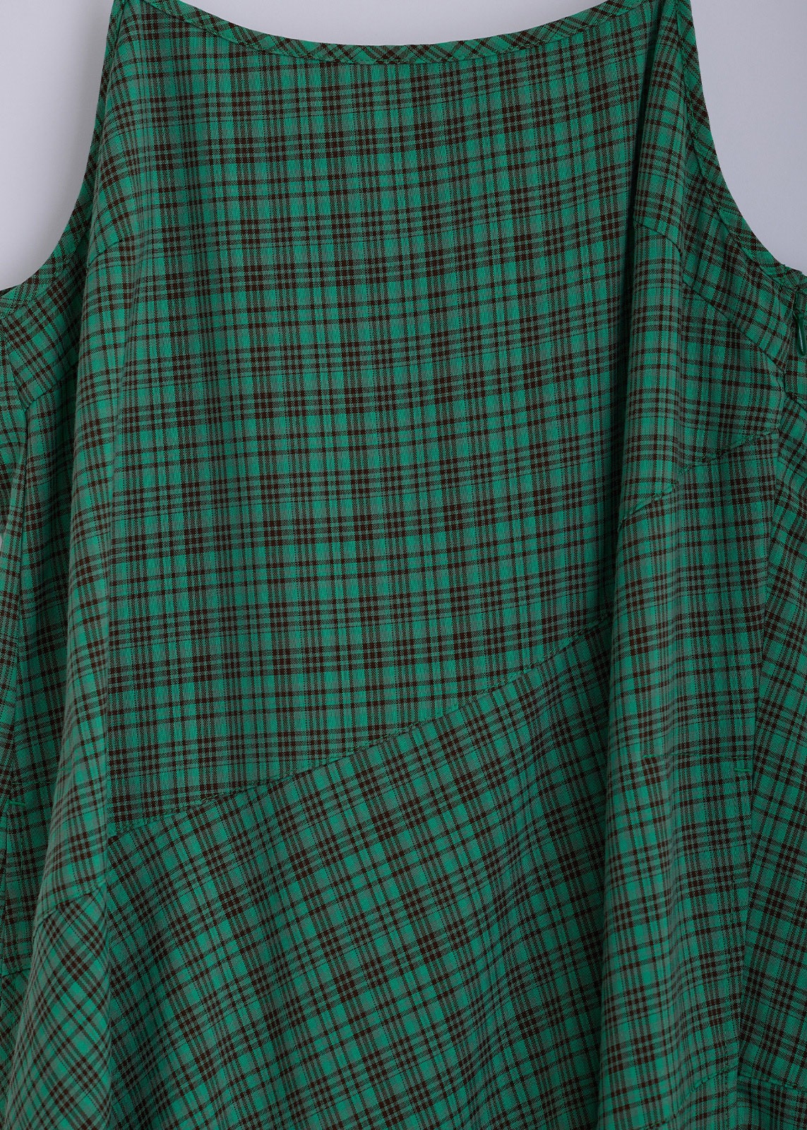 【neuf cent neuf】2トーン タータンチェック ワンピース