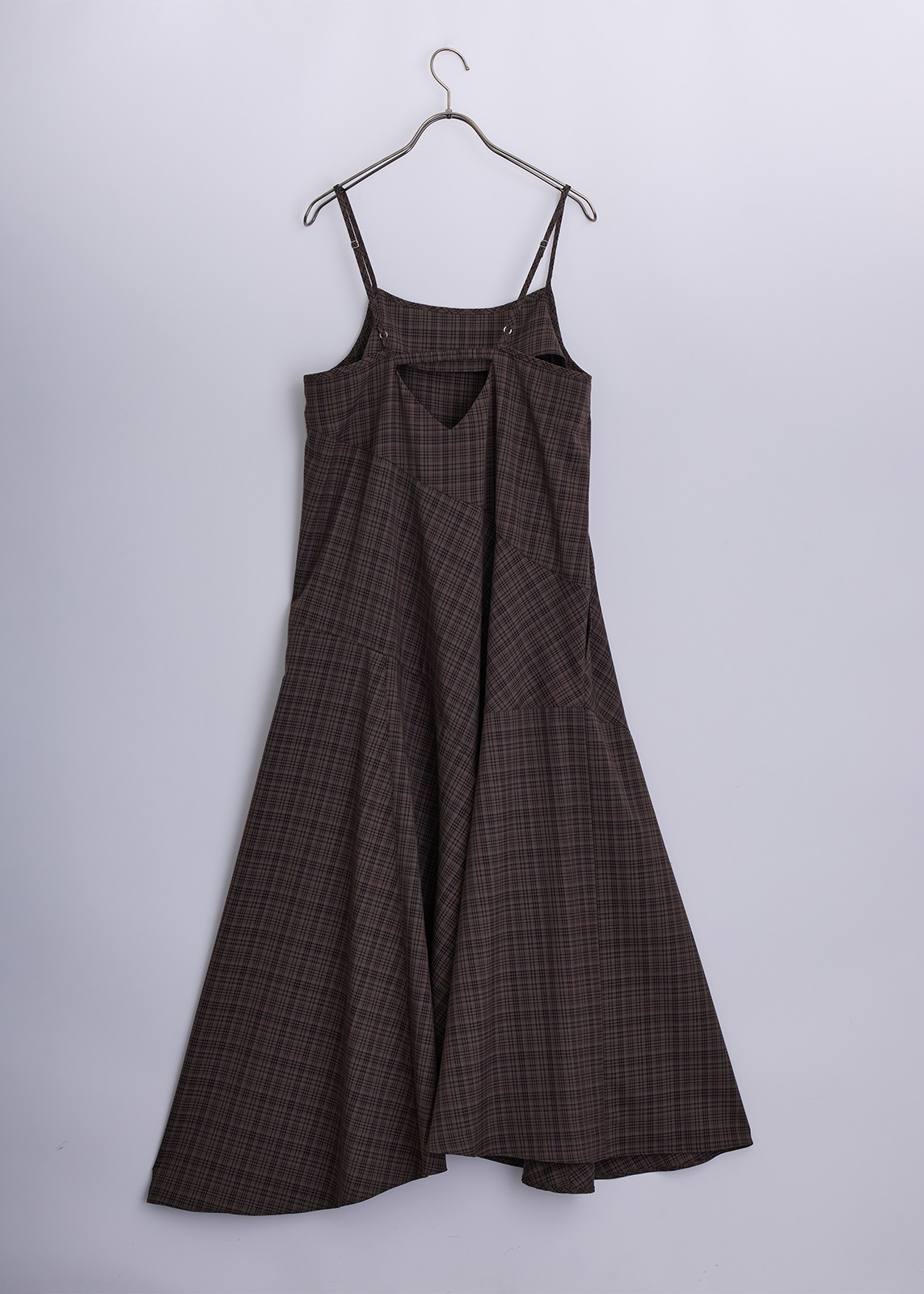 【neuf cent neuf】2トーン タータンチェック ワンピース