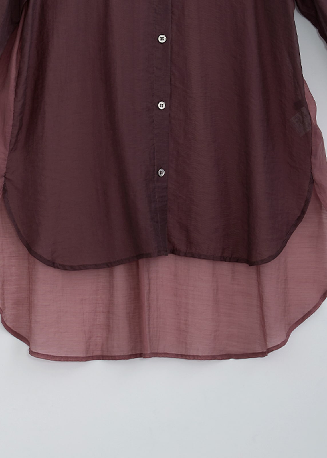 【Femicite】シアー テンセル ロング ブラウス