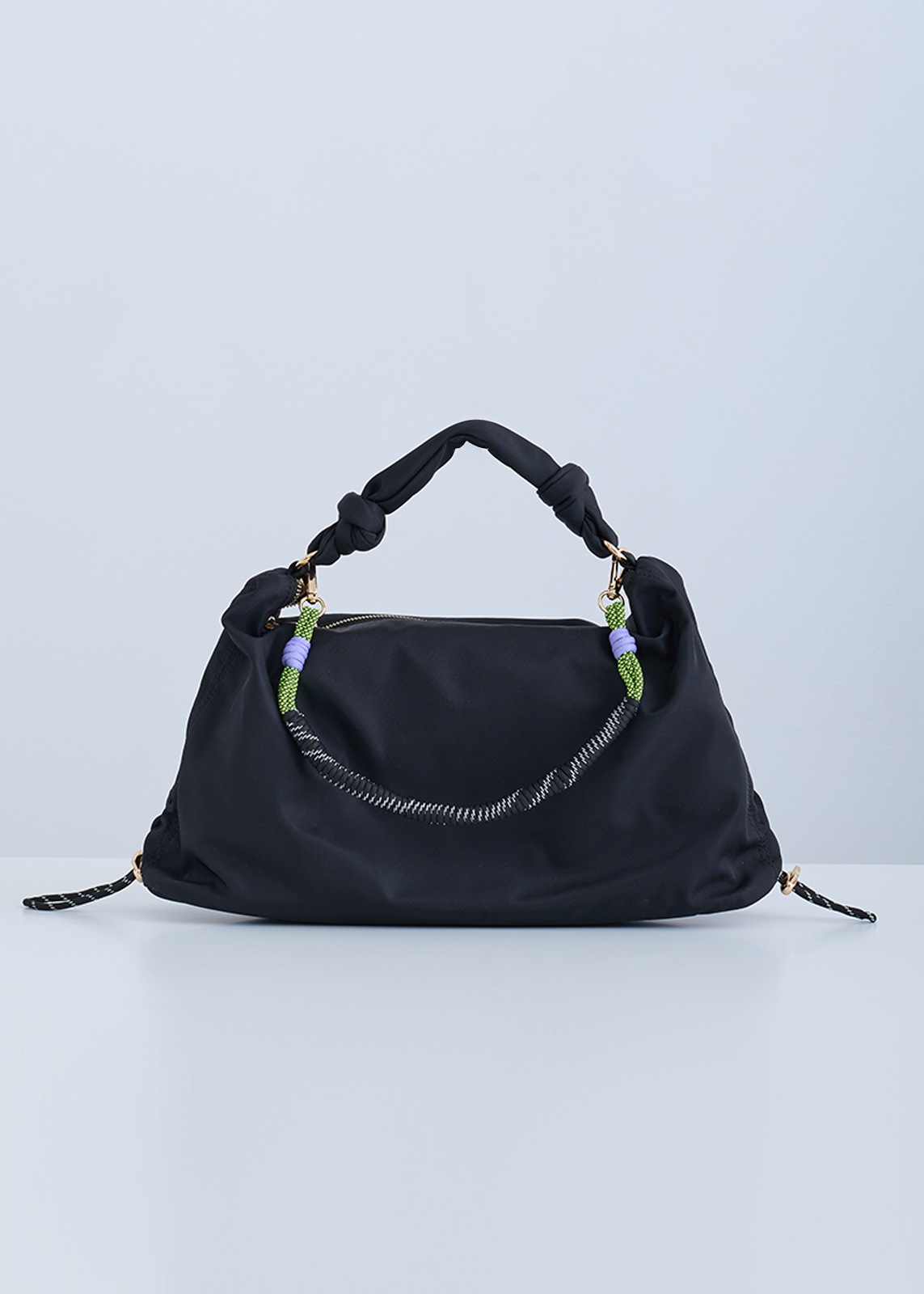 【PLUS an】シャーリングバッグ