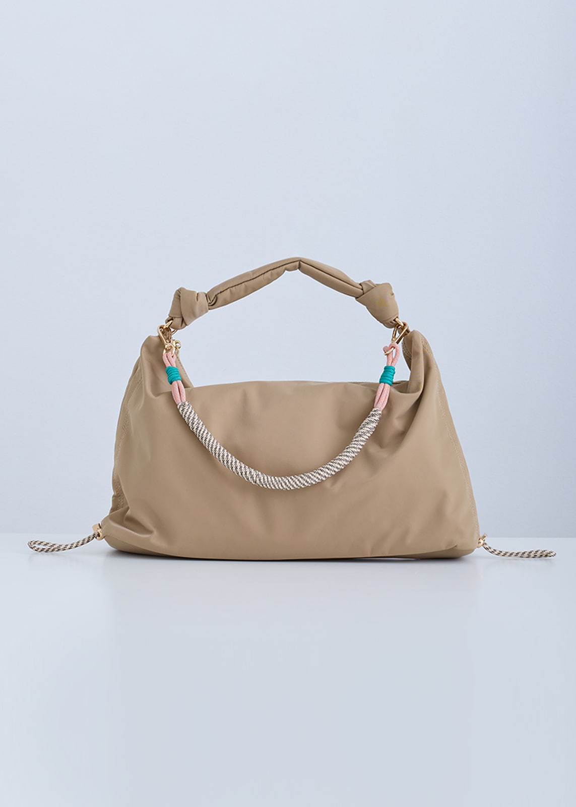 【PLUS an】シャーリングバッグ