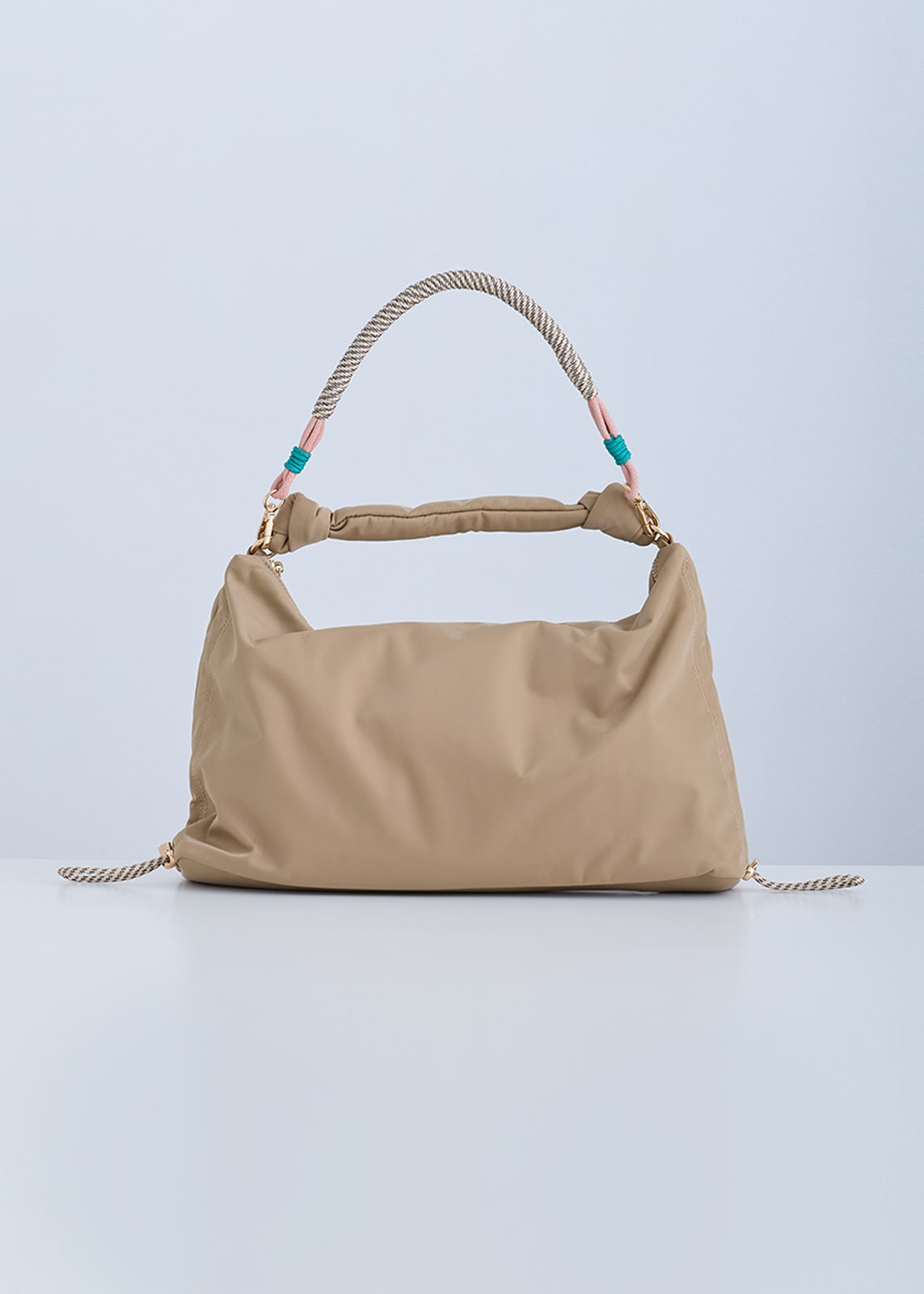 【PLUS an】シャーリングバッグ