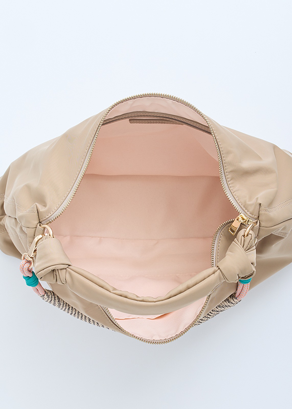 【PLUS an】シャーリングバッグ