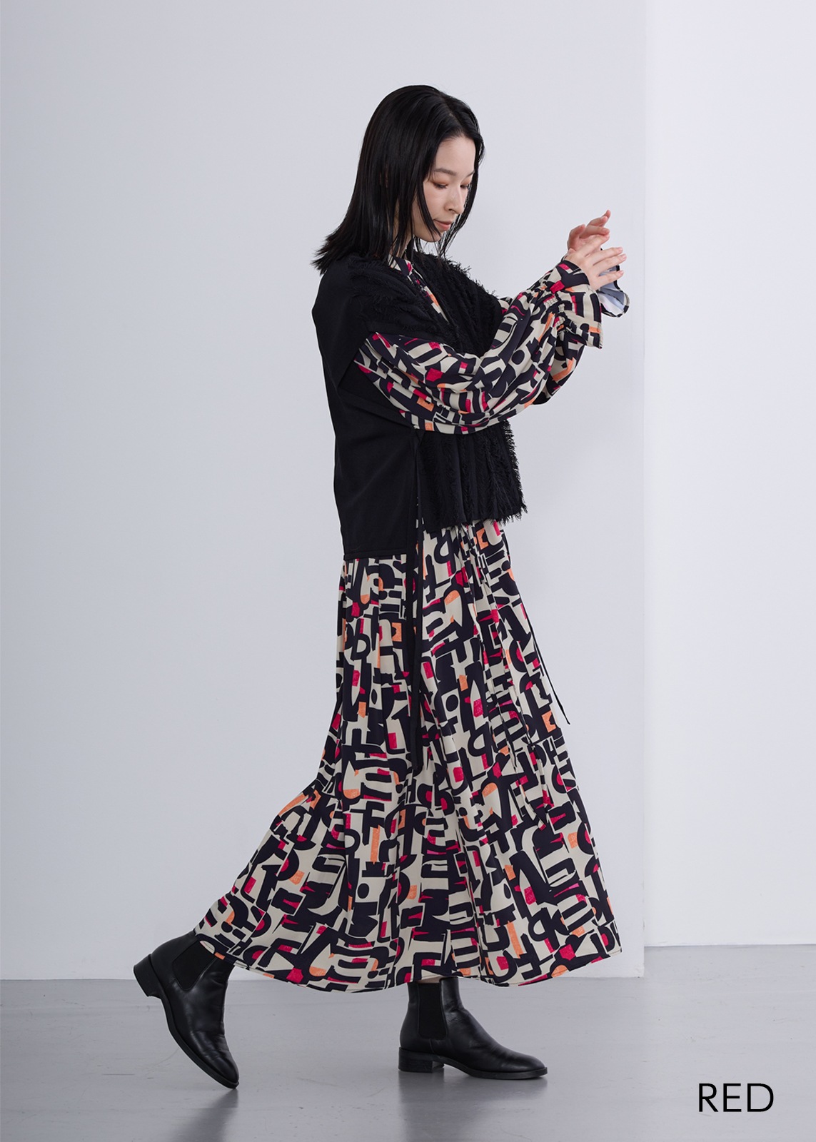 KOOS】 アートプリントワンピース | NEW ARRIVAL | Cour Carre an  