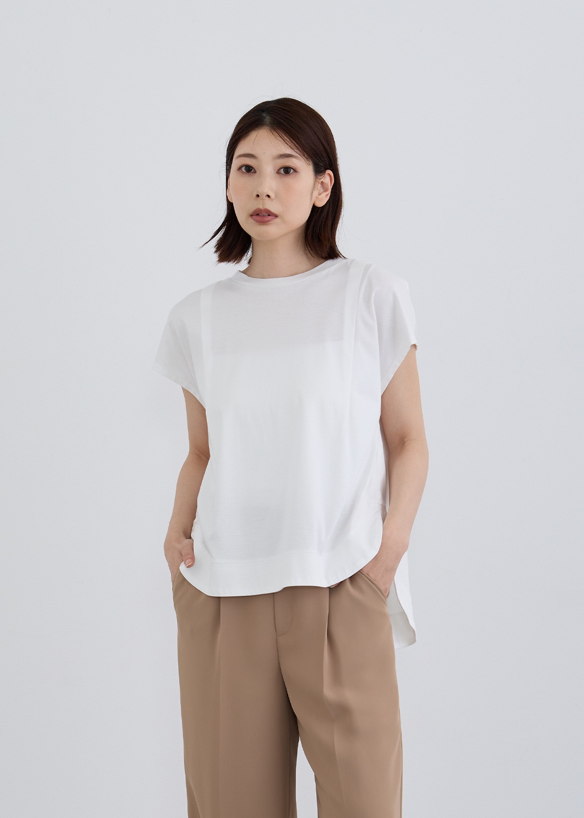 【KOOS】バックプリーツ カットソー