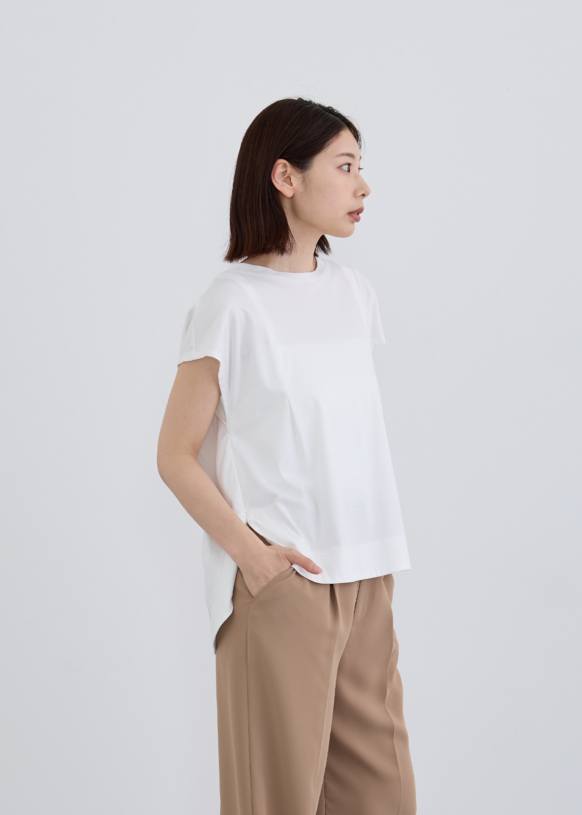 【KOOS】バックプリーツ カットソー