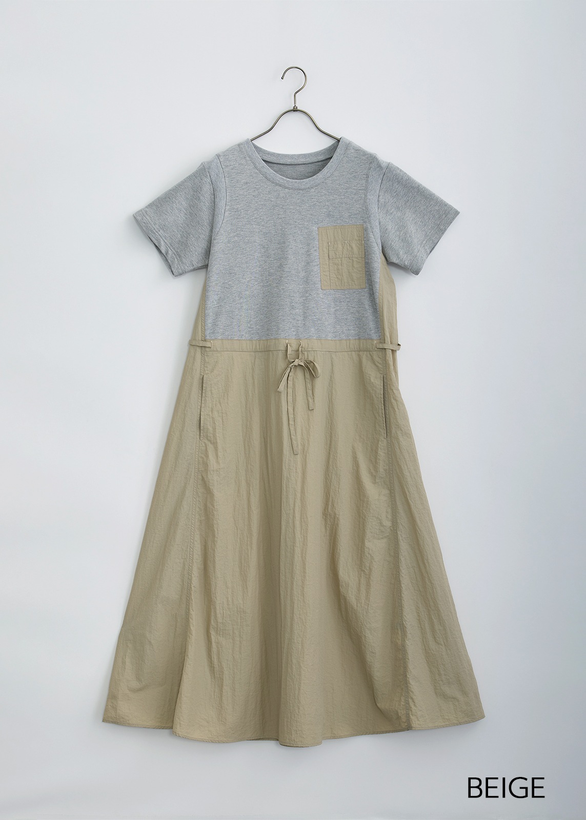 【Femicite】コンビネーション タフタ ワンピース