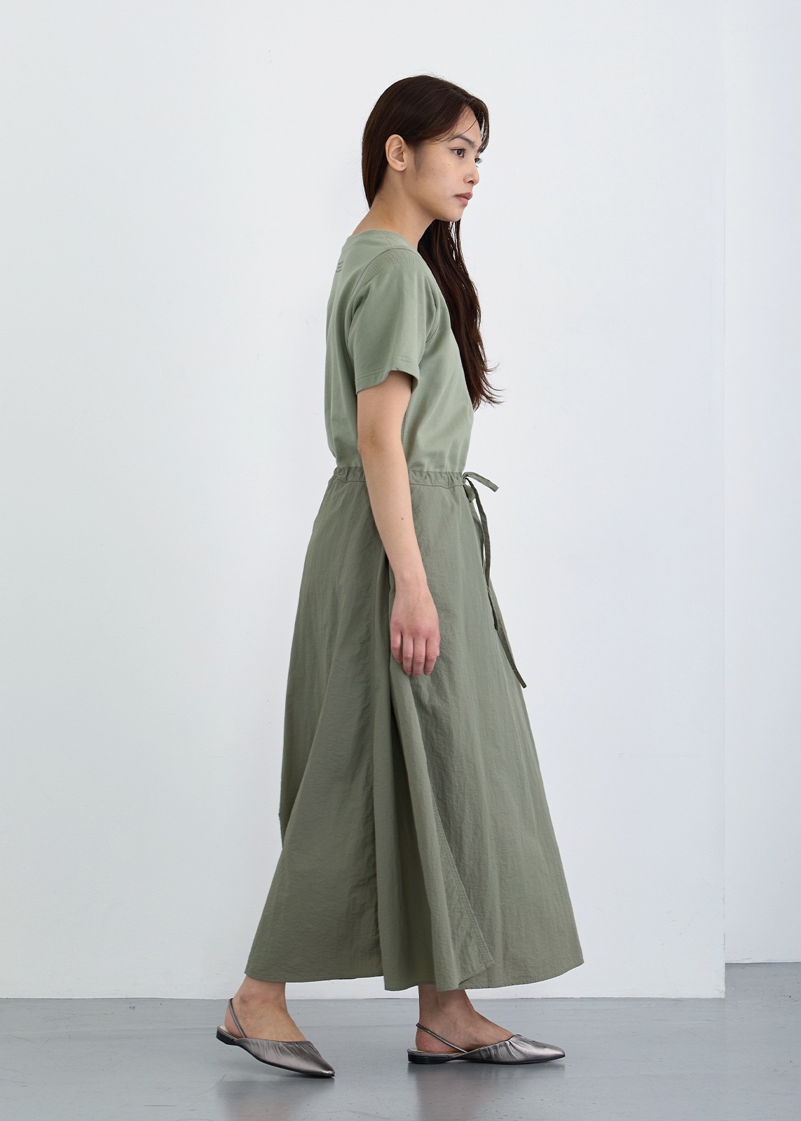 【Femicite】コンビネーション タフタ ワンピース