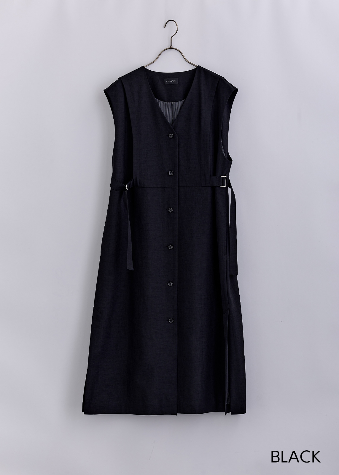 【neuf cent neuf】サイド ベルト ロング ジレ