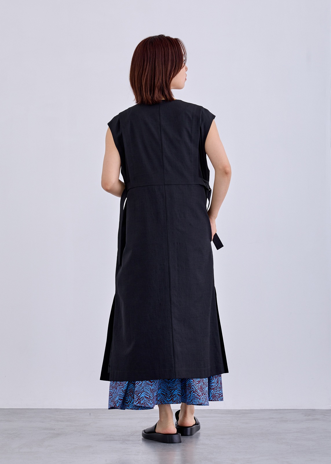 【neuf cent neuf】サイド ベルト ロング ジレ