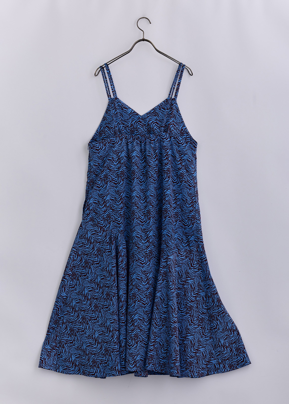 【neuf cent neuf】モダン ゼブラプリント キャミドレス