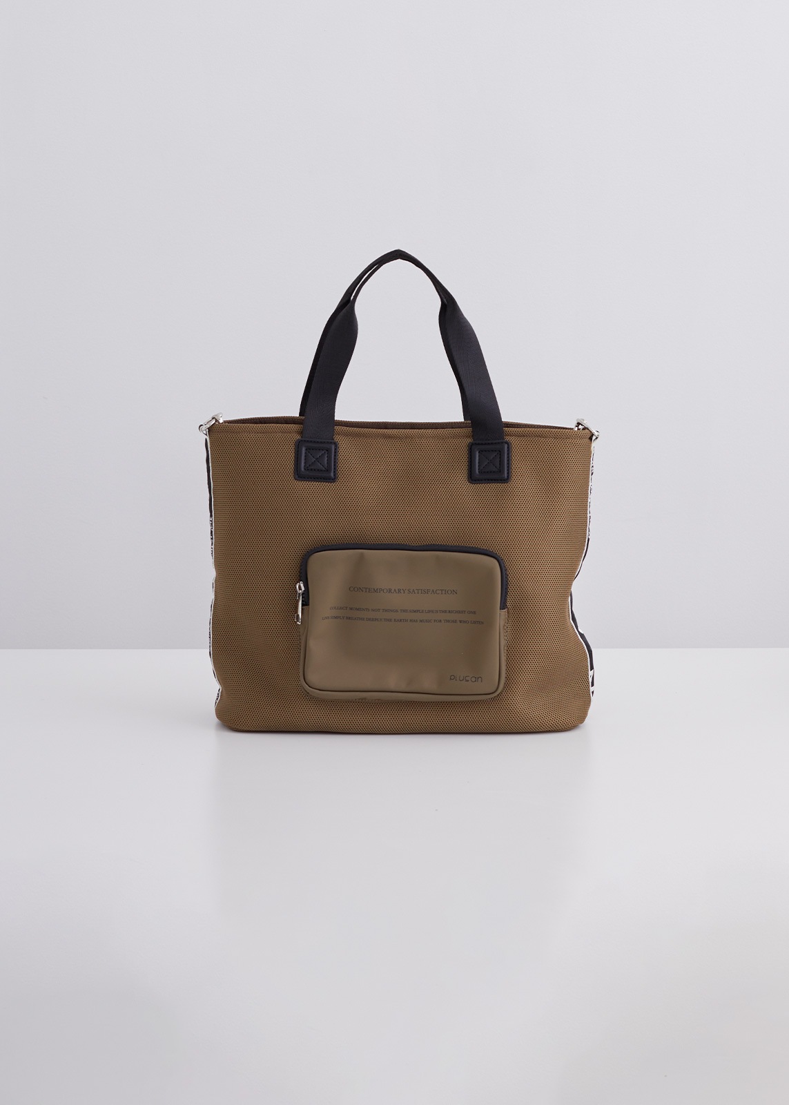 【PLUS an】2way メッシュ バッグ ラージ