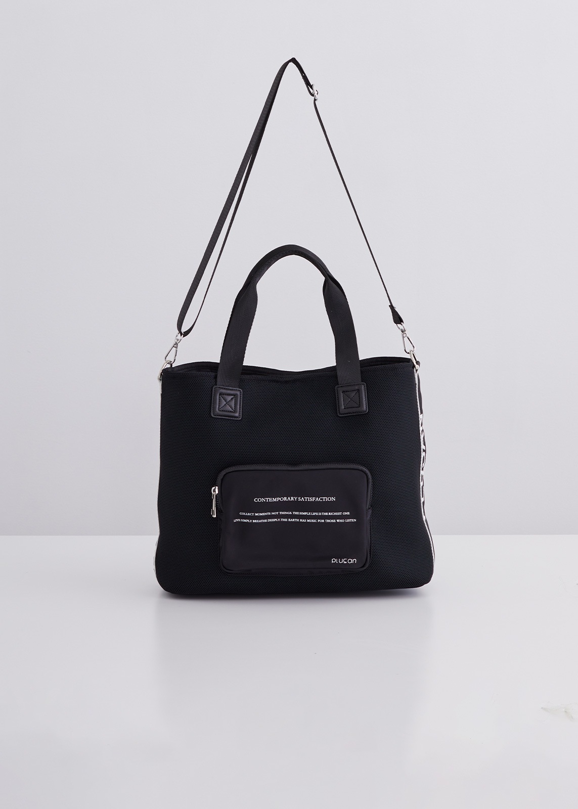 【PLUS an】2way メッシュ バッグ ラージ