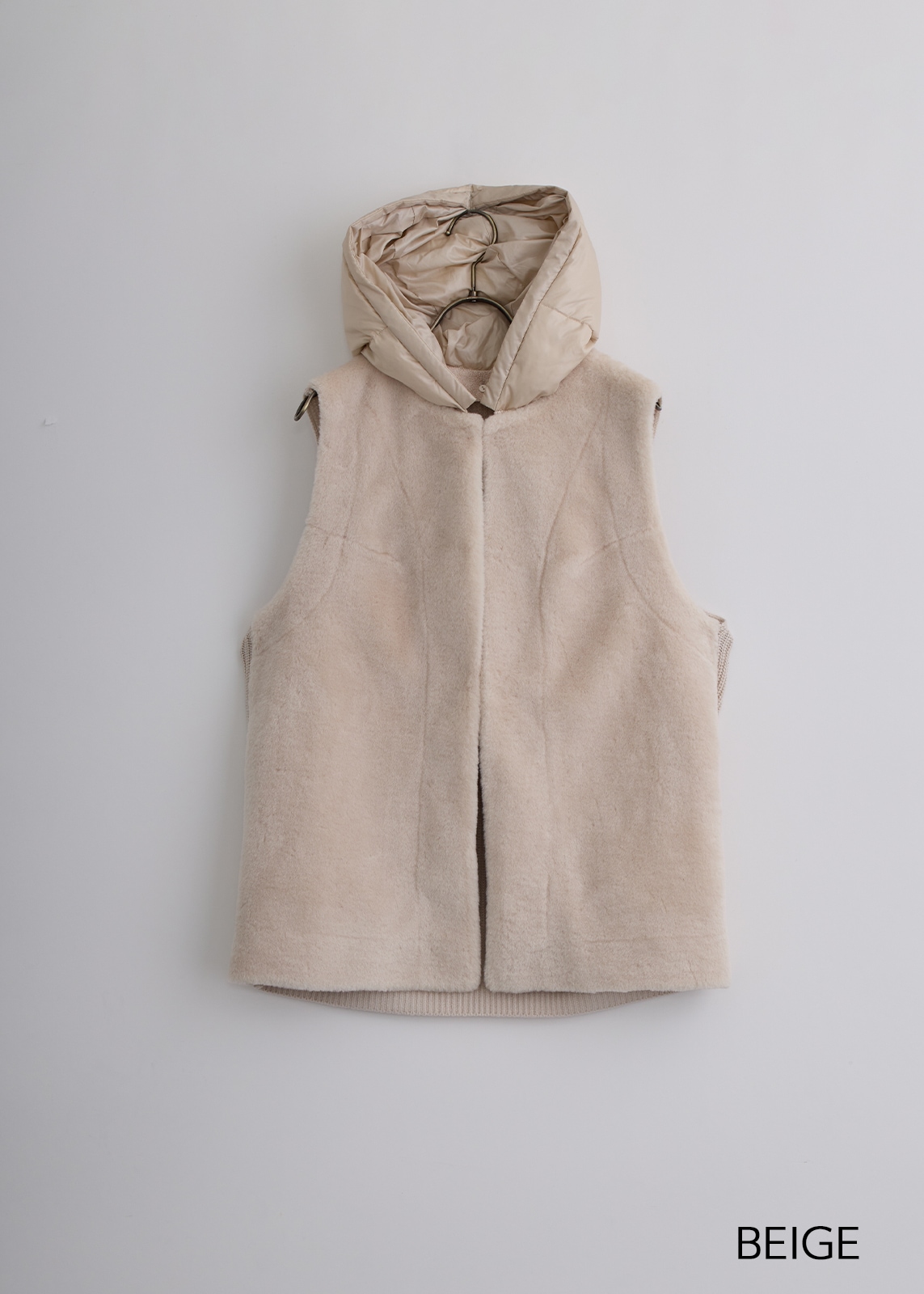 【KOOS】エコ ムートン ジレ