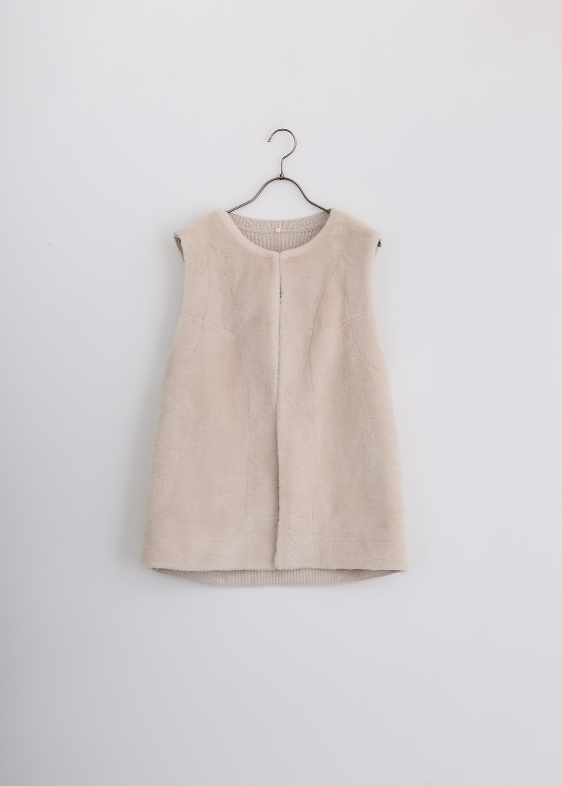 【KOOS】エコ ムートン ジレ