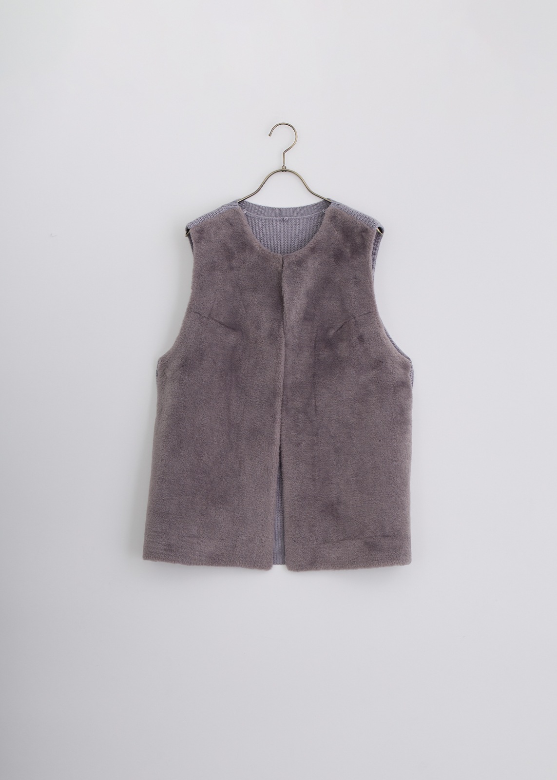 【KOOS】エコ ムートン ジレ