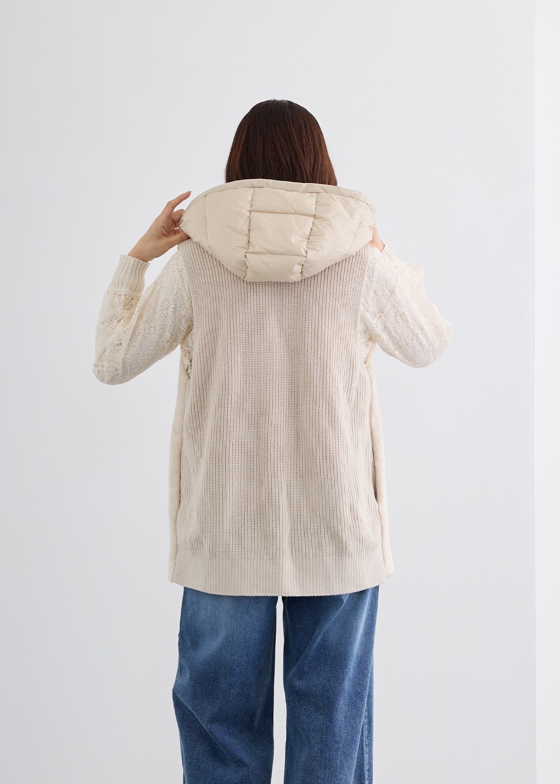 【KOOS】エコ ムートン ジレ