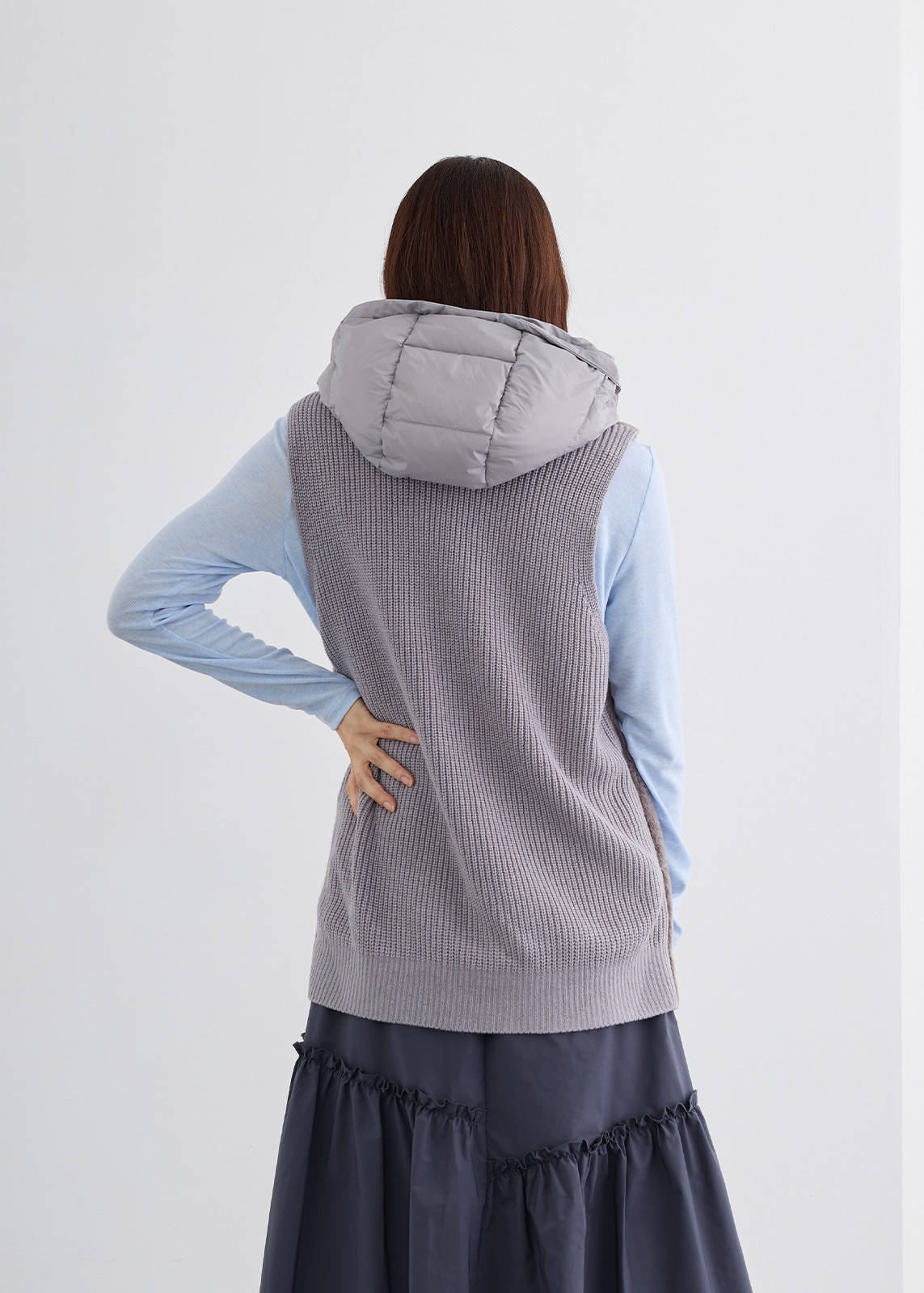 【KOOS】エコ ムートン ジレ