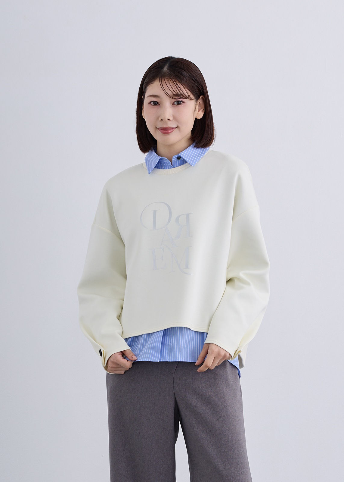 【KOOS】バック コクーン プルオーバー