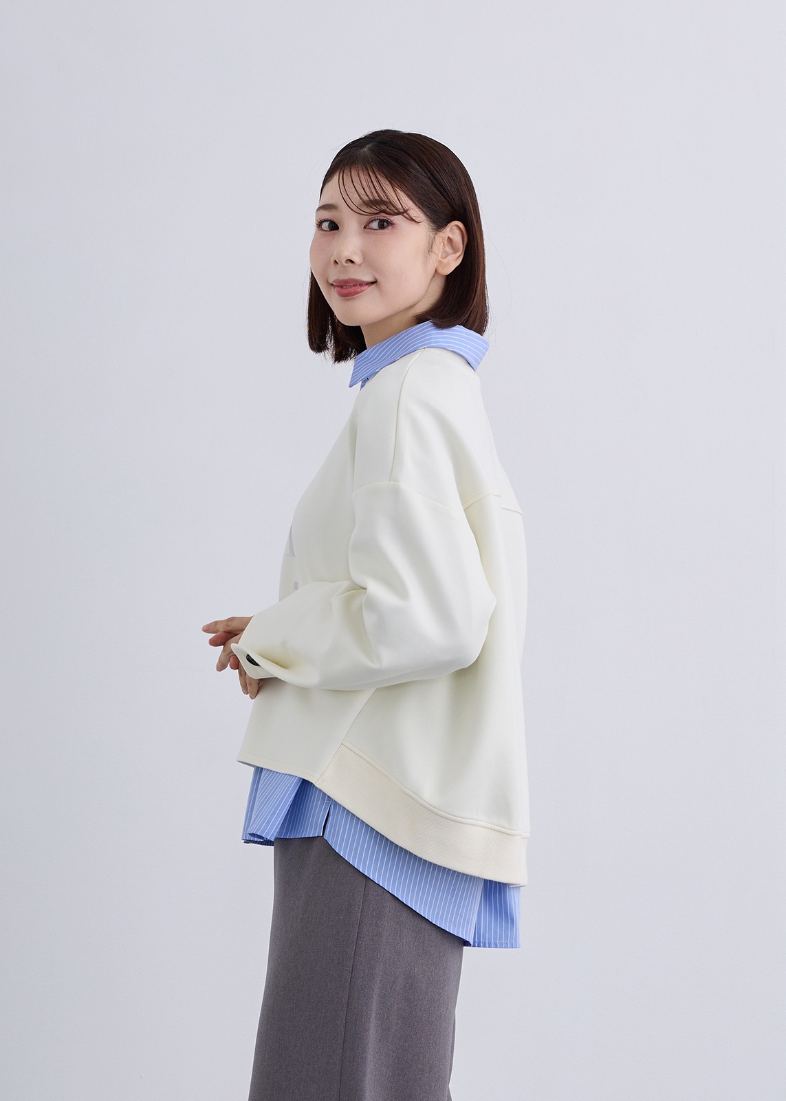 【KOOS】バック コクーン プルオーバー