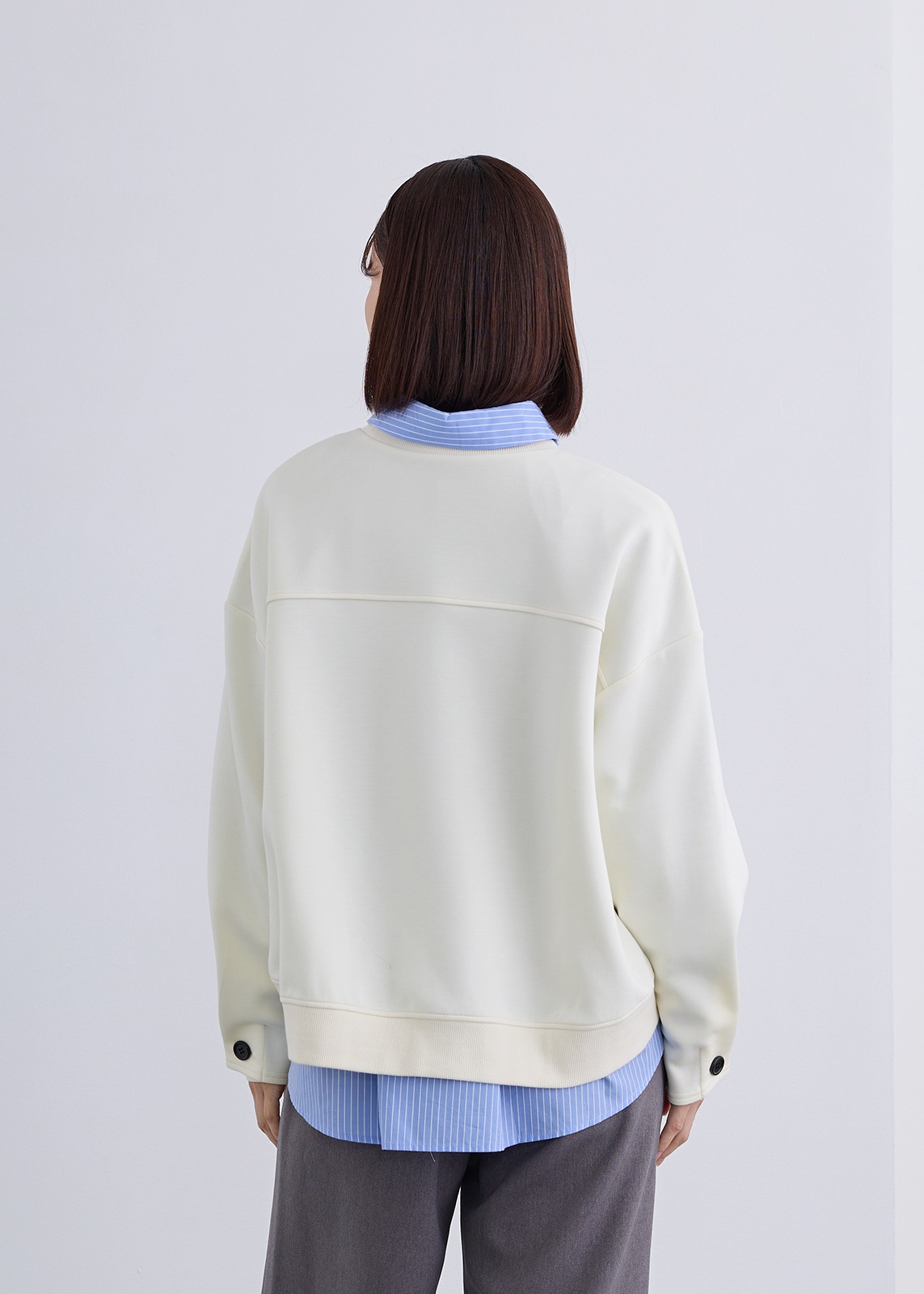 【KOOS】バック コクーン プルオーバー