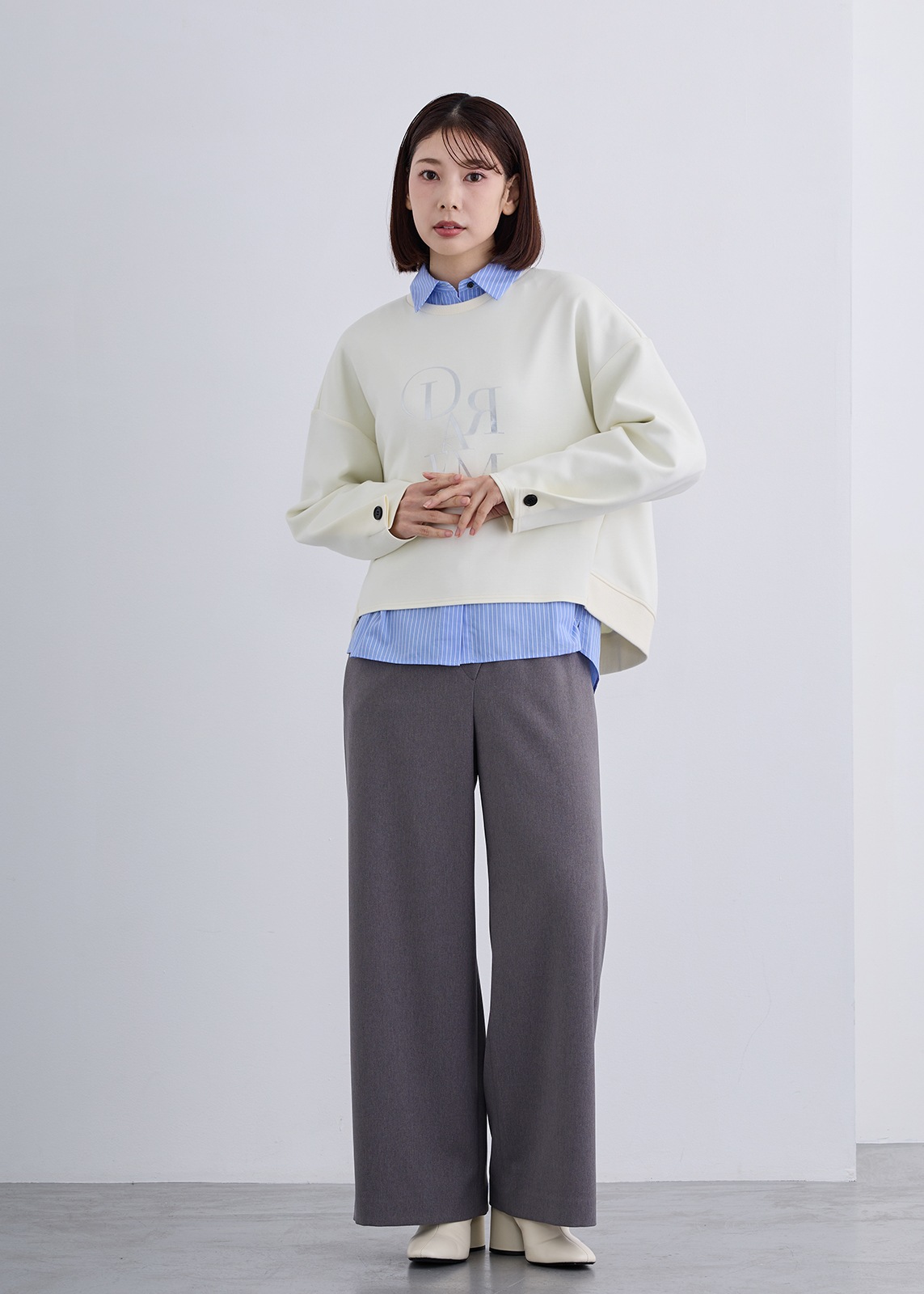 【KOOS】バック コクーン プルオーバー