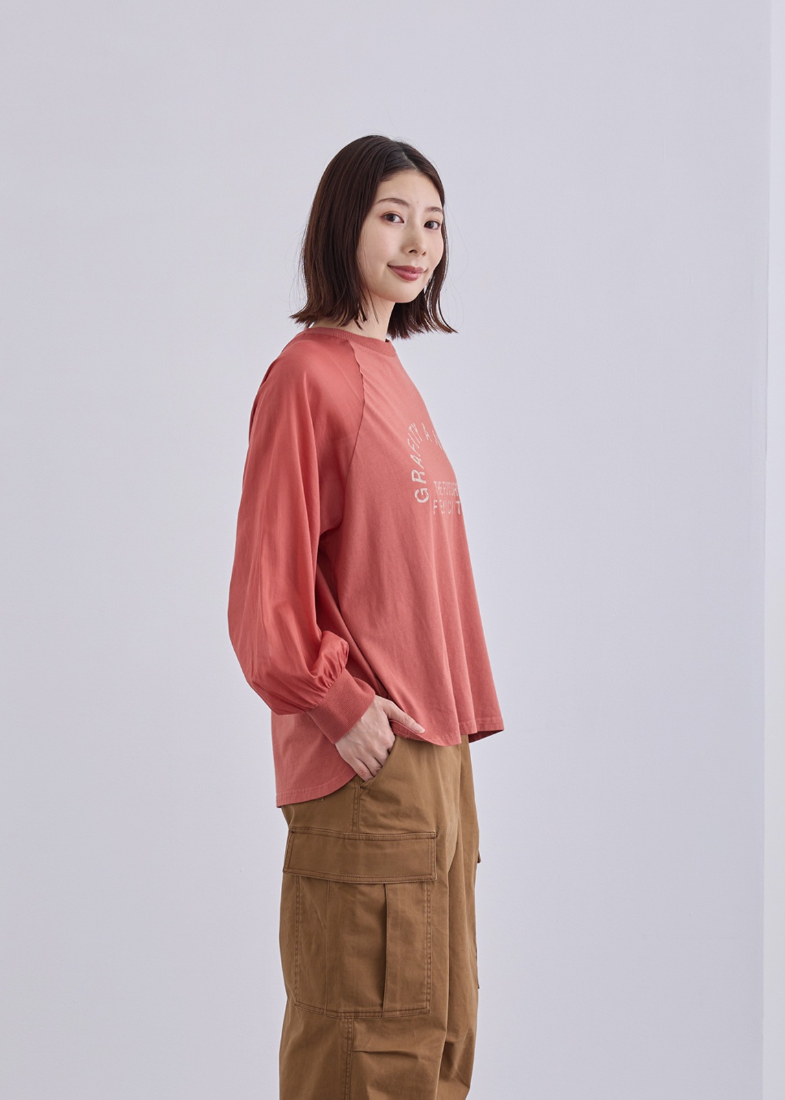 【Femicite】ラグラン プルオーバー