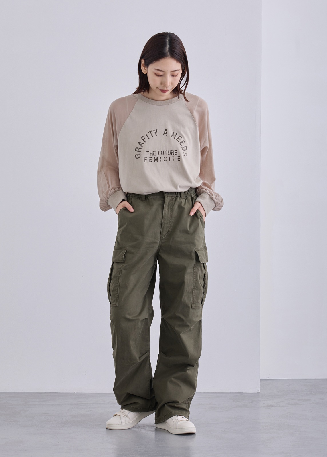 【Femicite】ラグラン プルオーバー