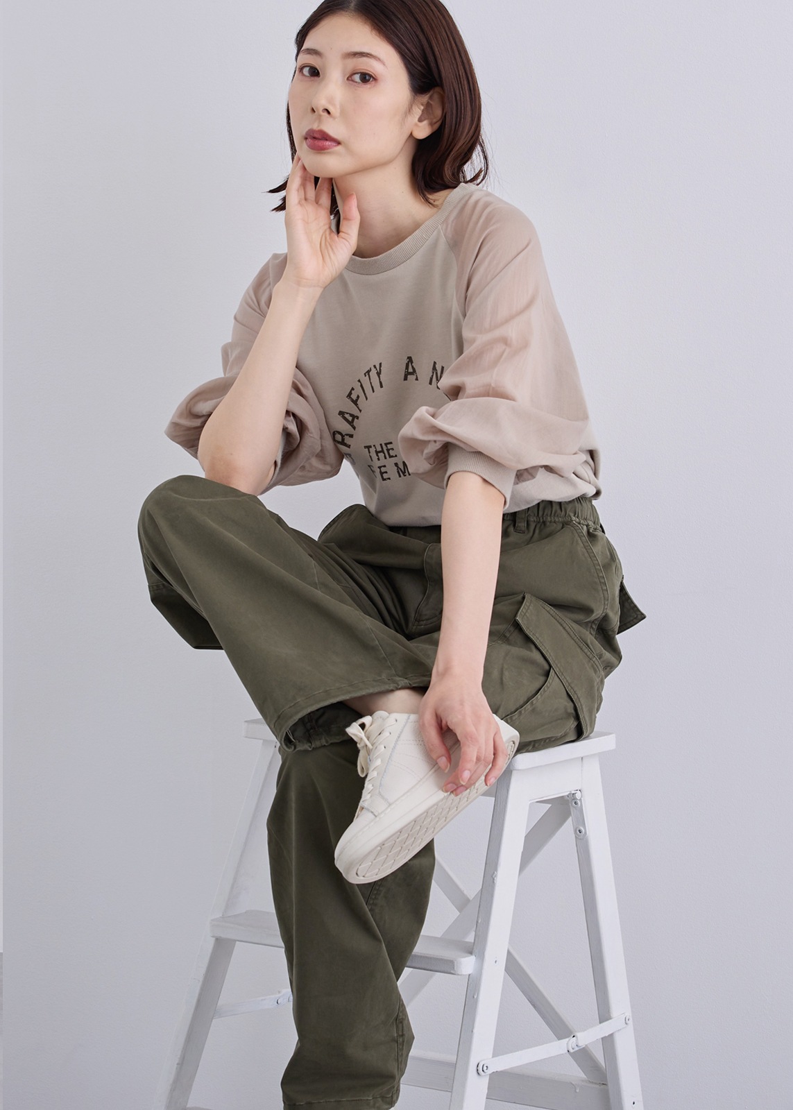 【Femicite】ラグラン プルオーバー