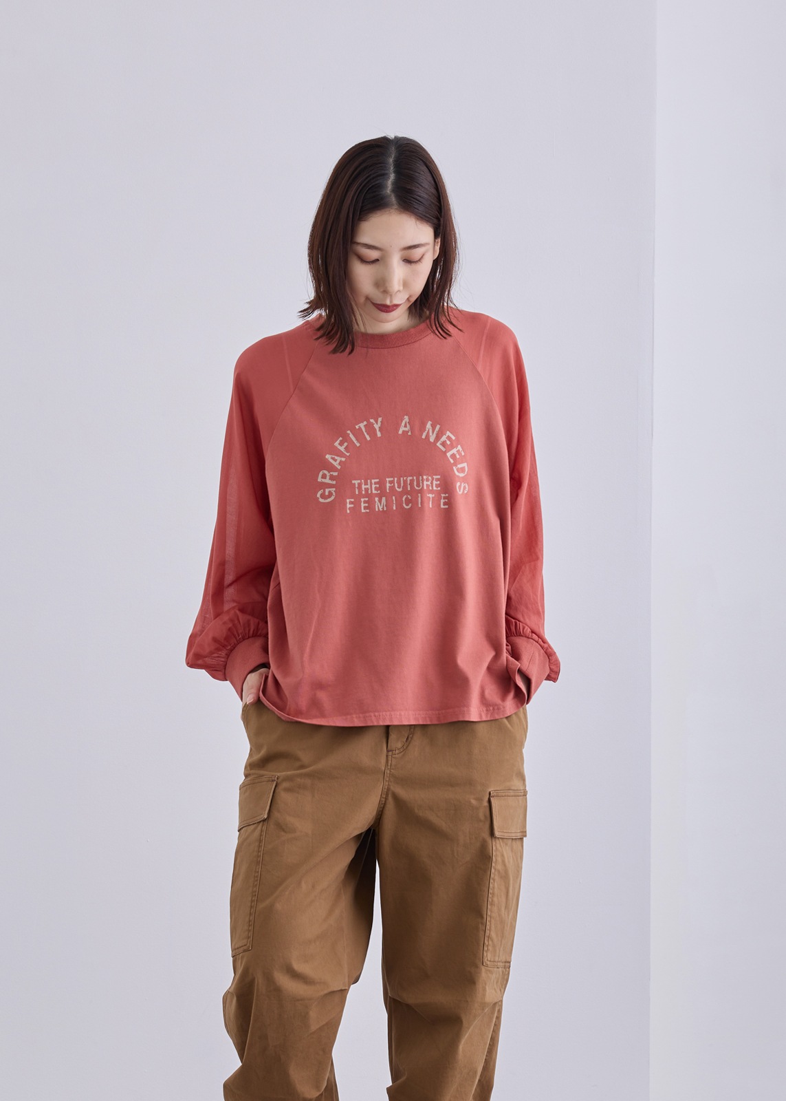 【Femicite】ラグラン プルオーバー