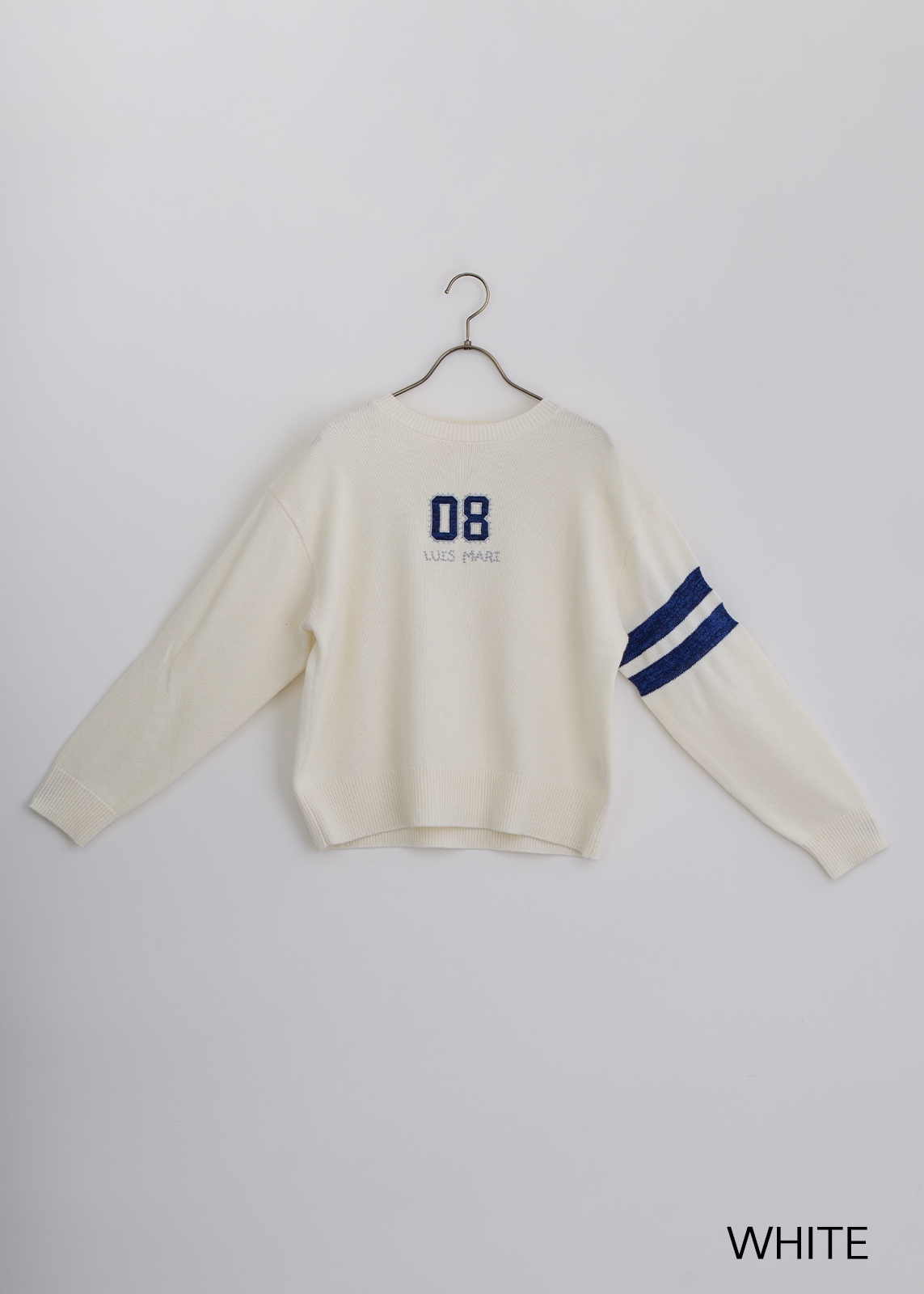 【LUISMARI】ナンバー ロゴ ニット