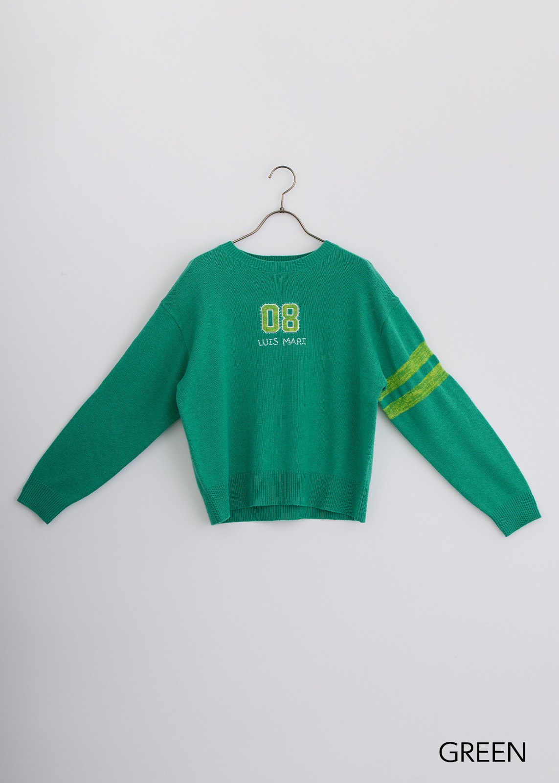 【LUISMARI】ナンバー ロゴ ニット
