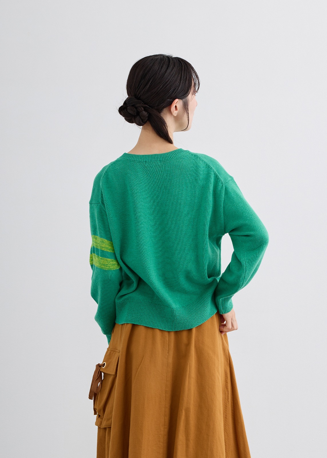 【LUISMARI】ナンバー ロゴ ニット