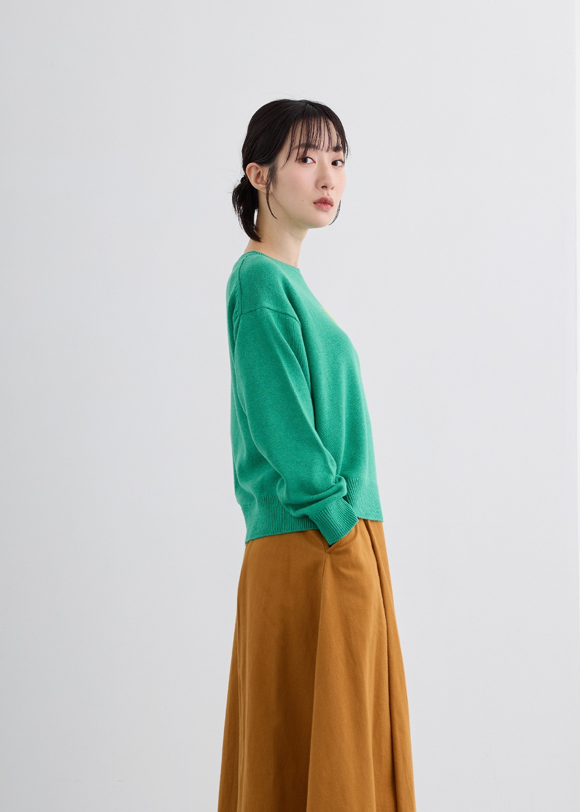 【LUISMARI】ナンバー ロゴ ニット