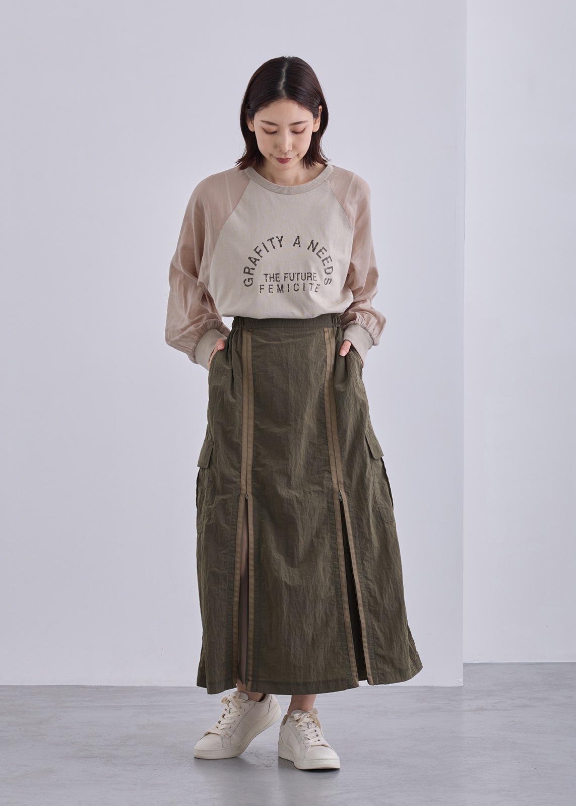 【Femicite】シャイニー タフタ スカート