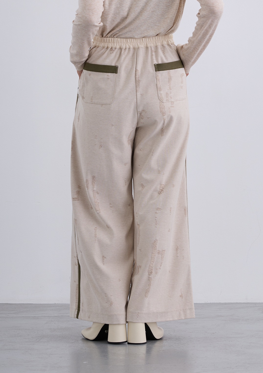 【Femicite】ダメージ スパン パンツ