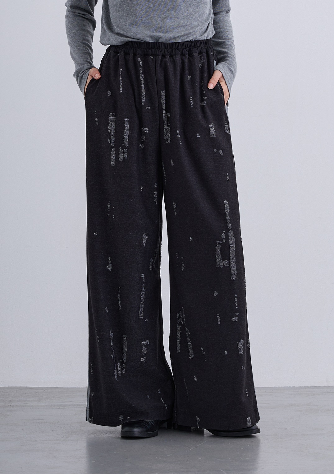 【Femicite】ダメージ スパン パンツ