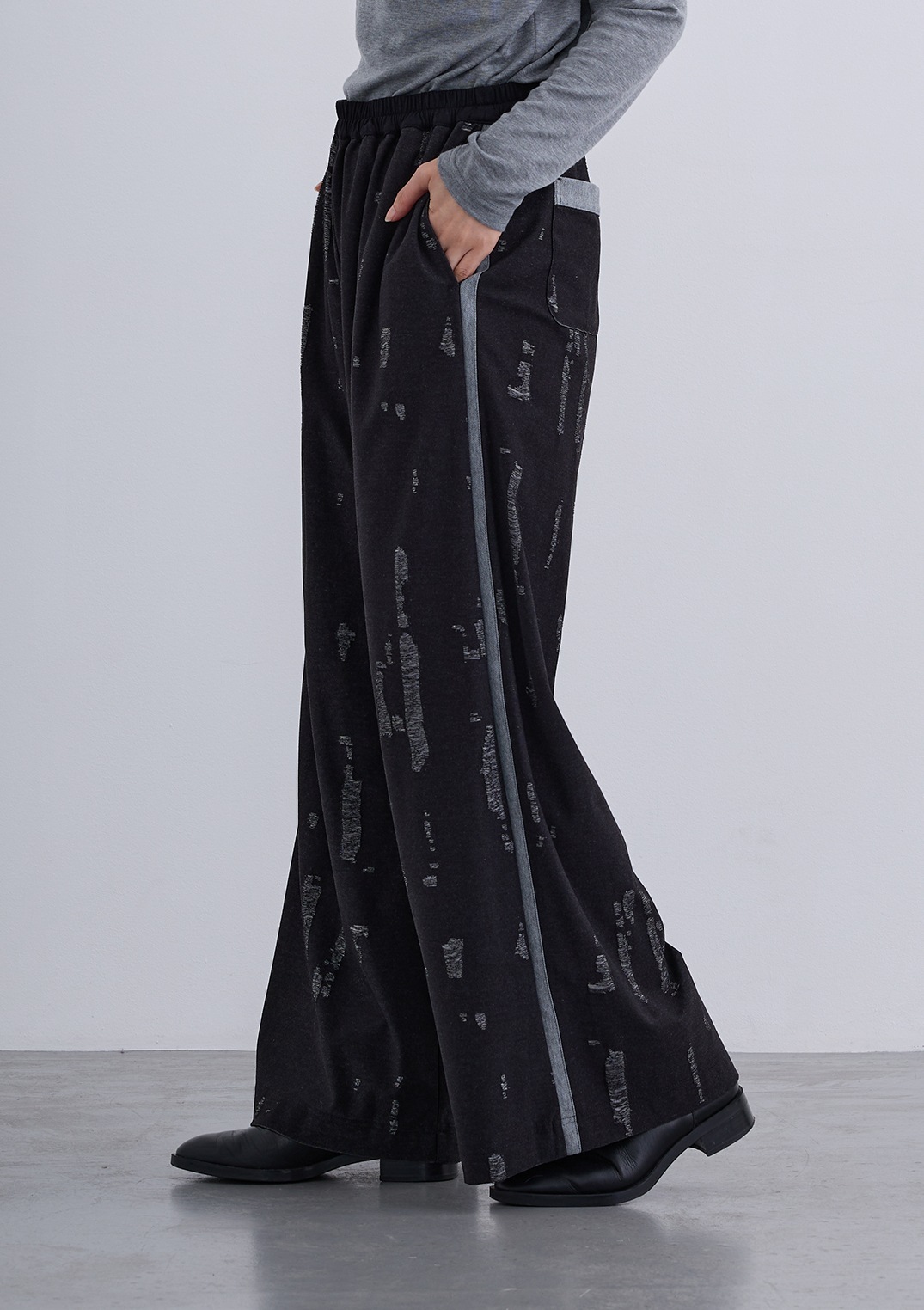 【Femicite】ダメージ スパン パンツ